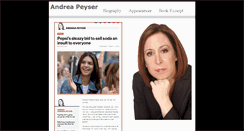 Desktop Screenshot of andreapeyser.com